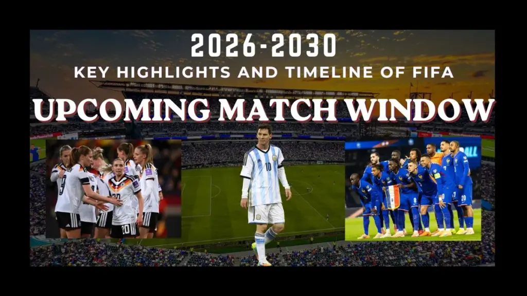 FIFA Upcoming Match Window (2026-2030): Clubs, and National Teams 4 Key Highlights and Timeline of FIFA Upcoming Match Window (2026-2030)