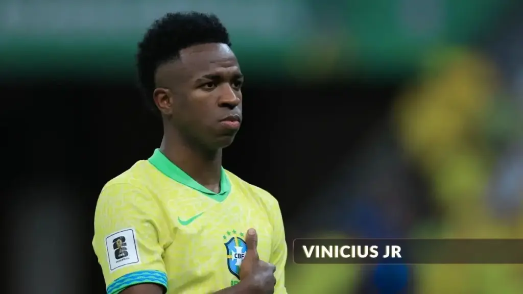 Vinicius Jr Left Winger - Real Madrid and Brazil Football Team