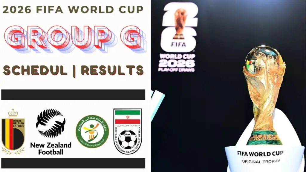 2026 FIFA World Cup Group G Schedule and Results
