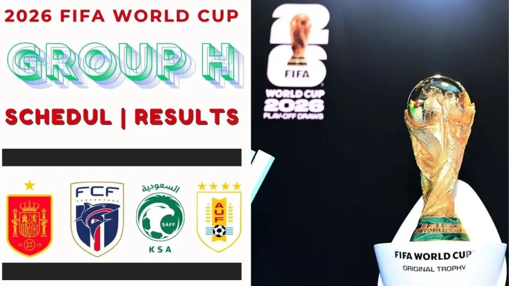 2026 FIFA World Cup Group H Schedule and Results - Spain, Cabo Verde, Saudi Arabia, and Uruguay