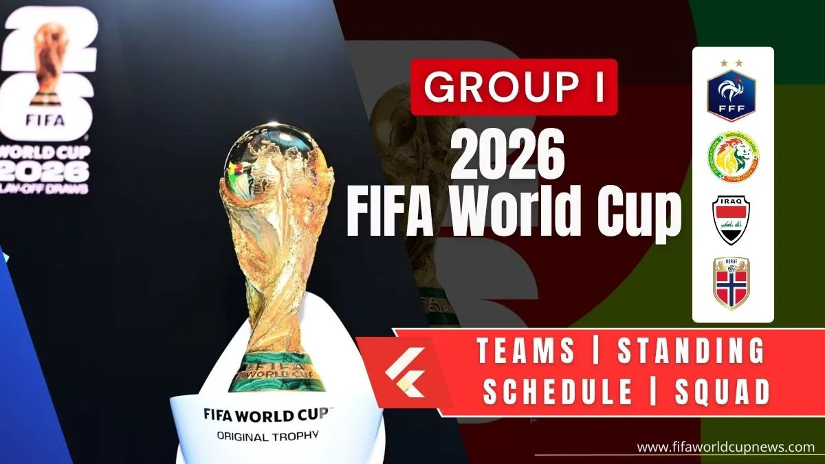 2026 FIFA World Cup Group I - Teams, Standings, Matches & squads