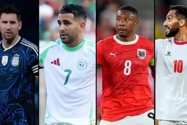 2026 FIFA World Cup Group J Teams Squad - Argentina, Algeria, Austria, and Jordan