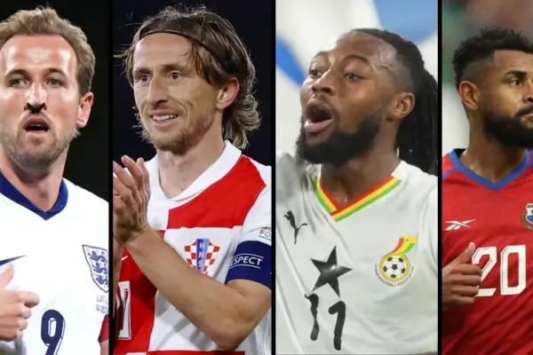 2026 FIFA World Cup Group L Teams and Players - England, Croatia, Ghana, Panama