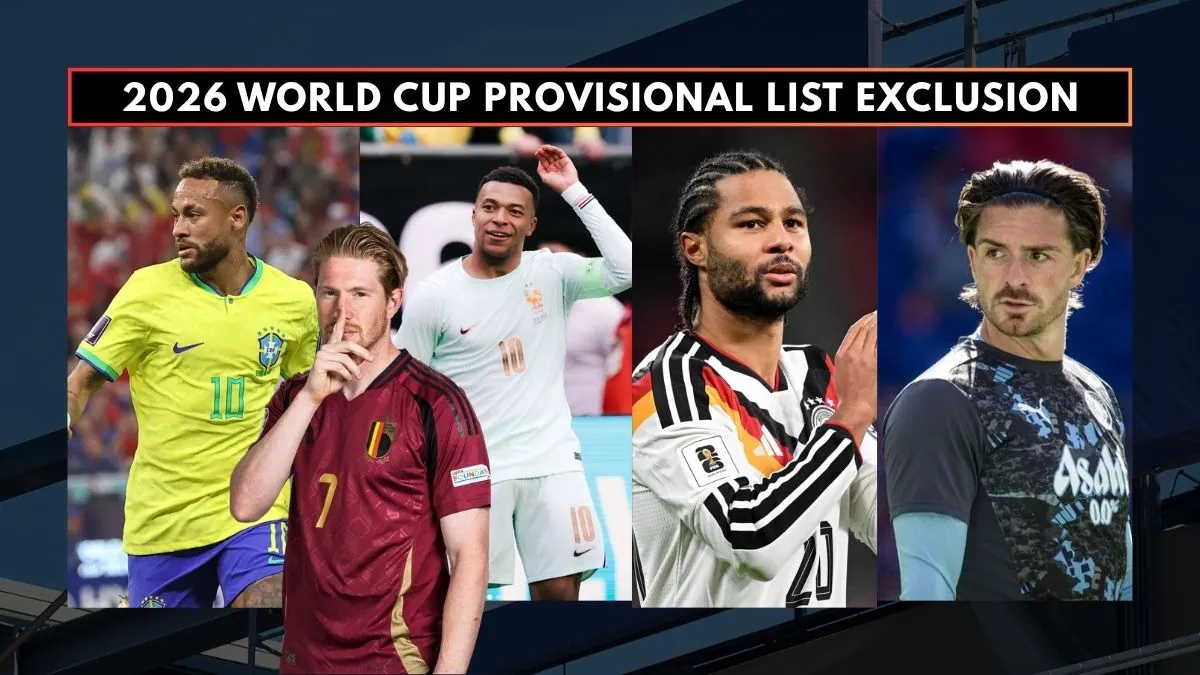 2026 World Cup Provisional List Exclusion 5 Shocking Names