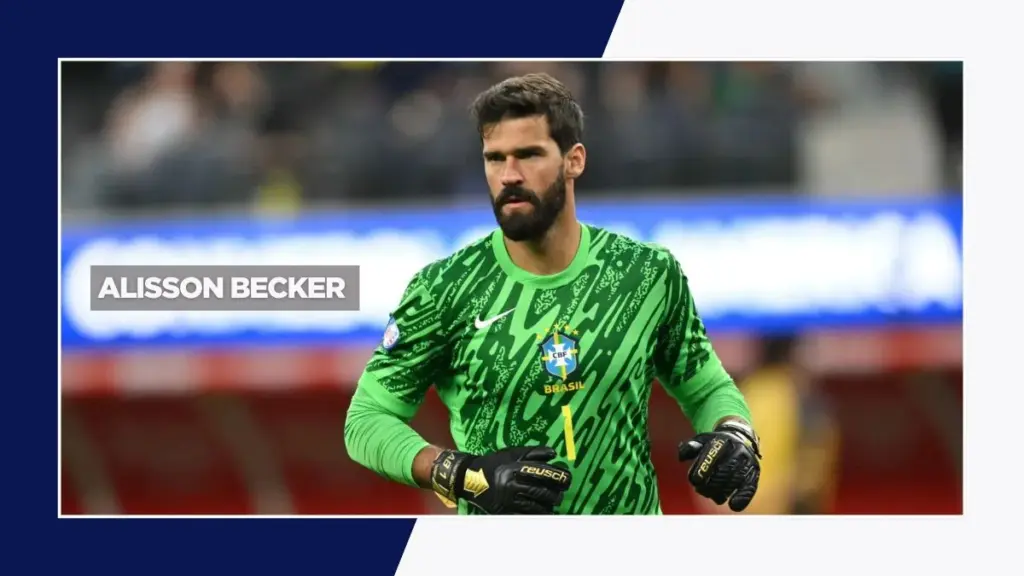 Alisson Becker Goalkeeper Brazil national team and Premier League club Liverpool