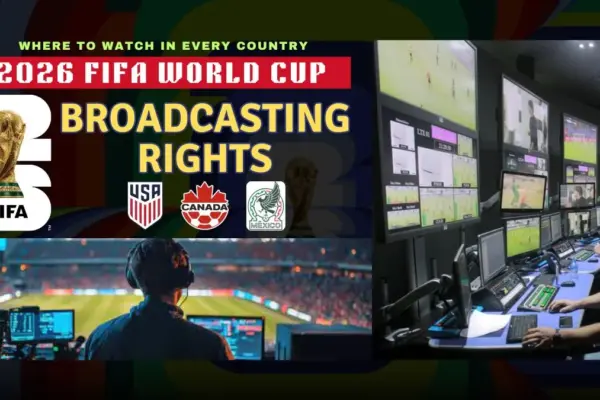 FIFA World Cup 2026 Broadcasting Rights Where to Watch in Every Country