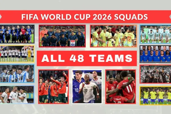 FIFA World Cup 2026 Squads Complete Official 48-Team Lists