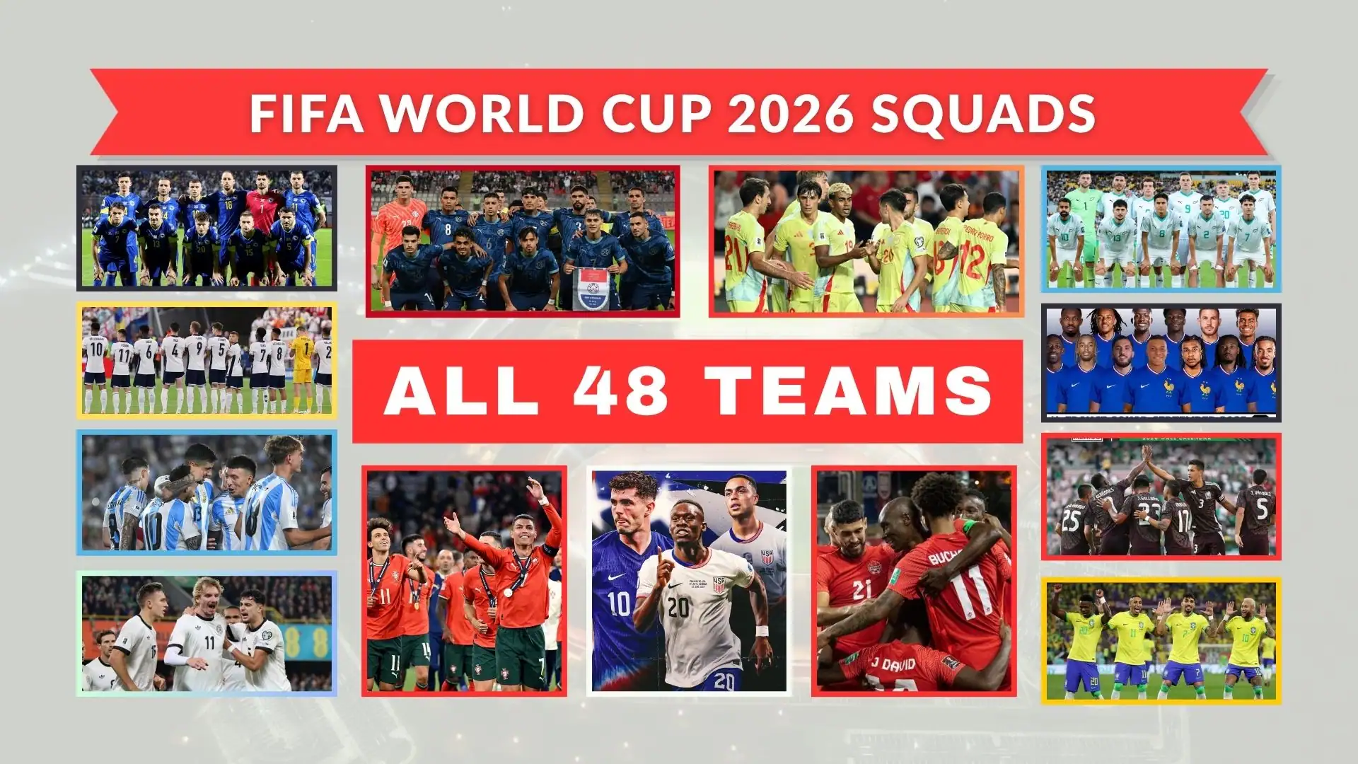 FIFA World Cup 2026 Squads - All 48 Teams