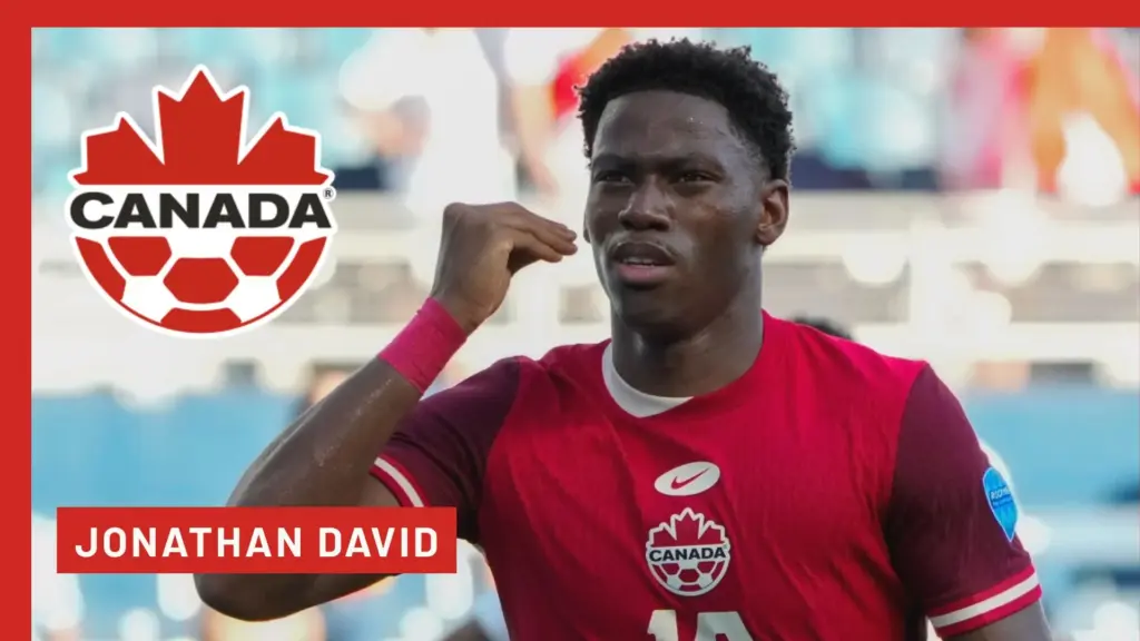 Jonathan David Canada national team and Serie A club Juventus