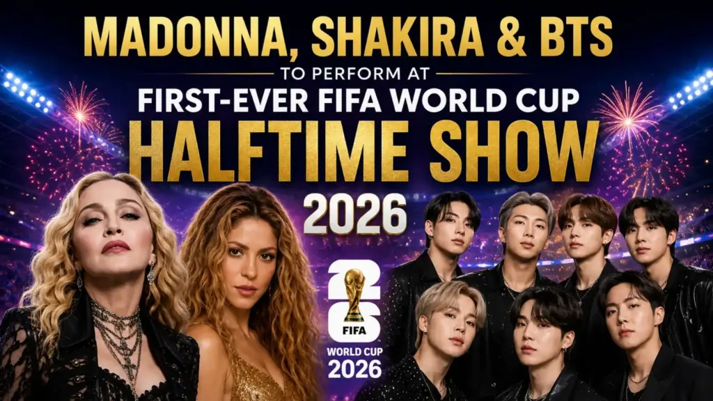 Madonna, Shakira & BTS to Perform at First-Ever FIFA World Cup Halftime Show in 2026