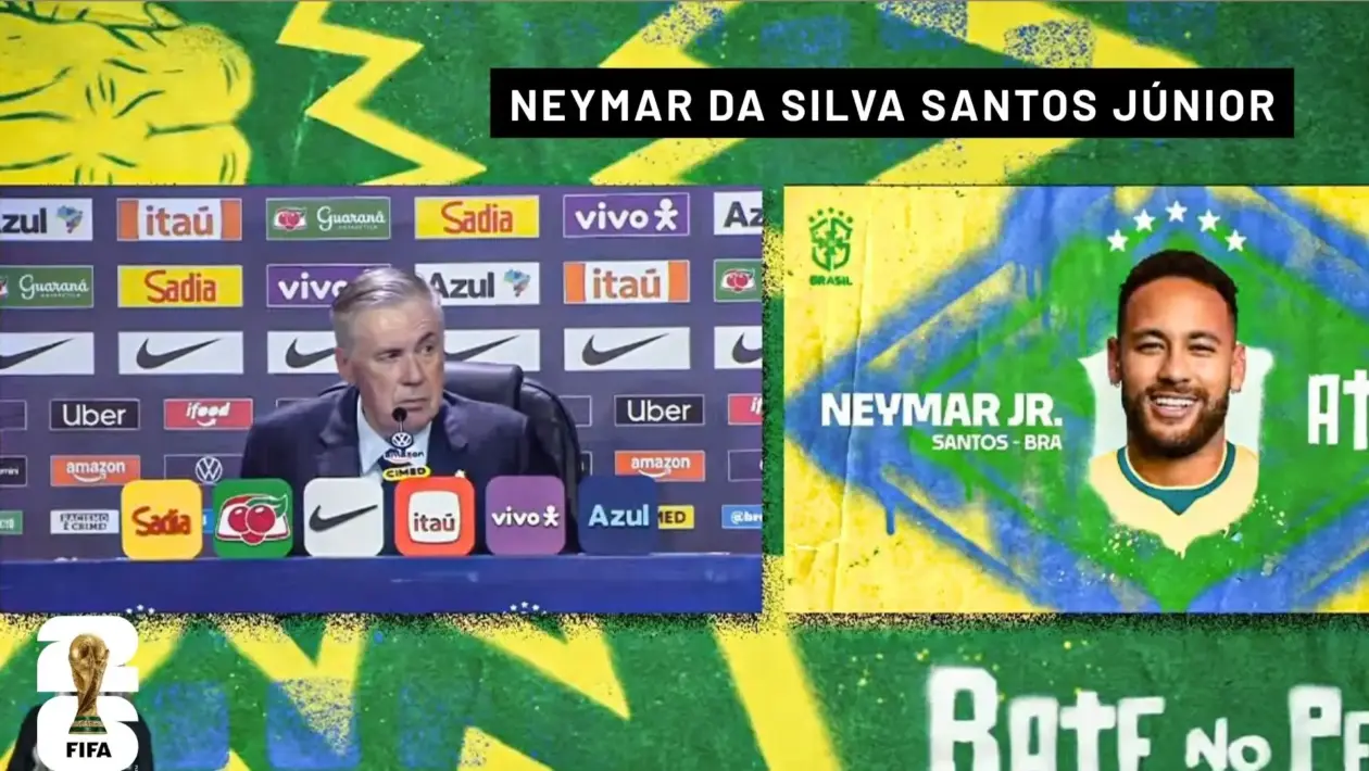 Neymar World Cup 2026 He's In! Carlo Ancelotti Names Brazil's No. 10 in Final 26-Man Squad