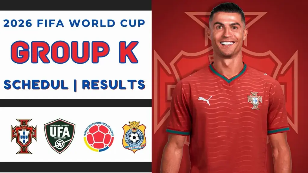 2026 FIFA World Cup Group K 3 2026 FIFA World Cup Group K Schedule and Results - Portugal, Congo DR, Uzbekistan, Colombia