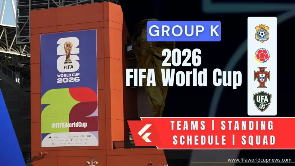 2026 FIFA World Cup Group K 2 2026 FIFA World Cup Group K - Teams, Standings, Matches & squads