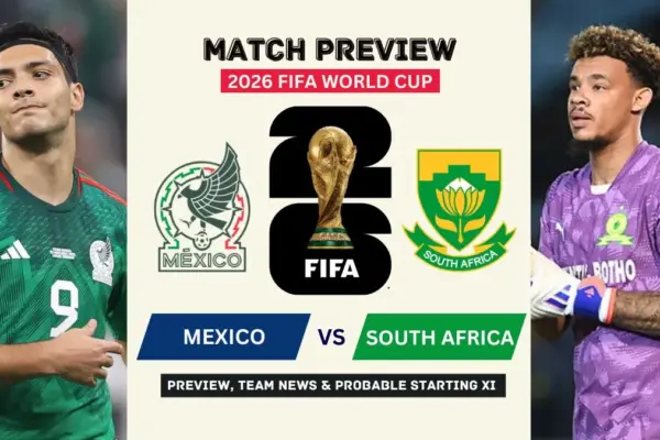 2026 FIFA World Cup Opening Match Preview, Team News, Starting XI and Where to Watch - Mexico vs South Africa