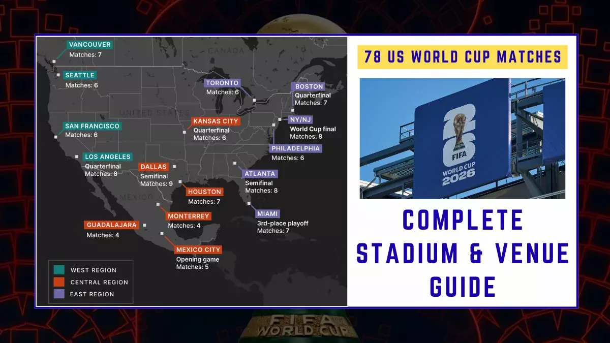 78 US World Cup Matches Complete Stadium & Venue Guide