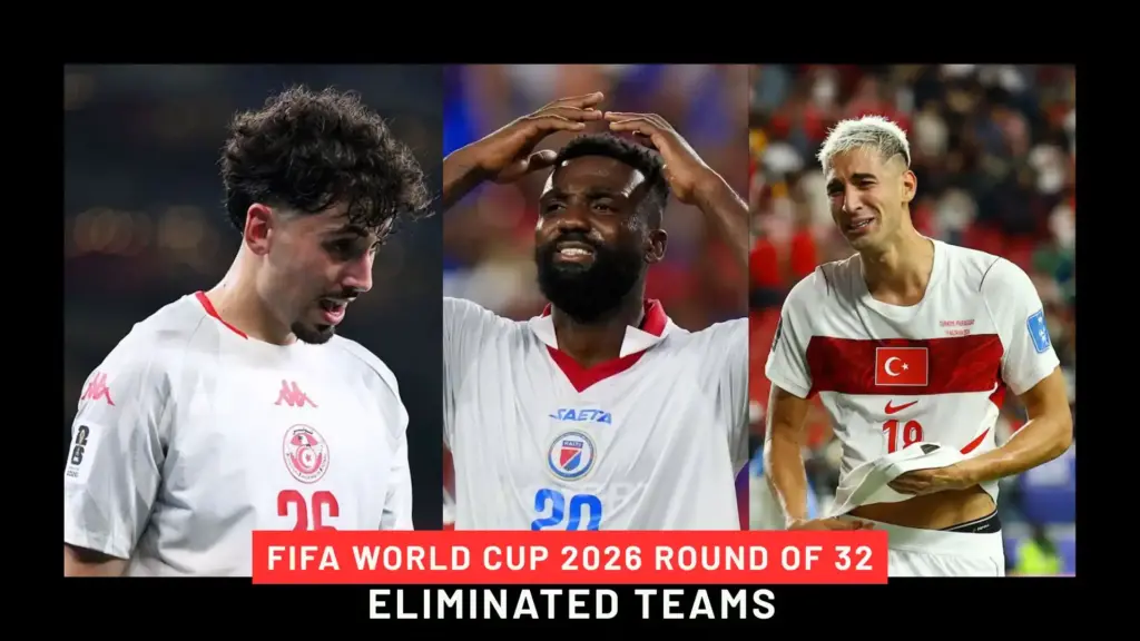 Eliminated Teams for the FIFA World Cup 2026 Round of 32