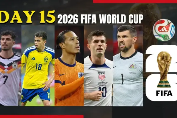 FIFA World Cup 2026 Day 15 – Schedule Today (Thursday, June 25)