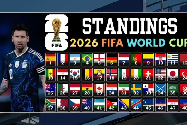 FIFA World Cup 2026 Standings Table All 12 Groups, Teams & Complete Guide
