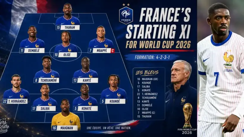 France's best XI for the World Cup 2026