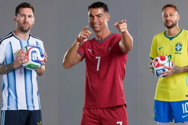 Lionel Messi vs Cristiano Ronaldo vs Neymar share the greatest rivalry in football history, dominating the sport for nearly two decades.