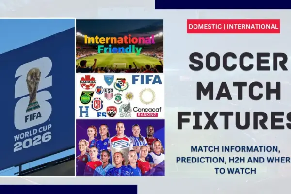Soccer Match Fixtures - Full Match Schedule