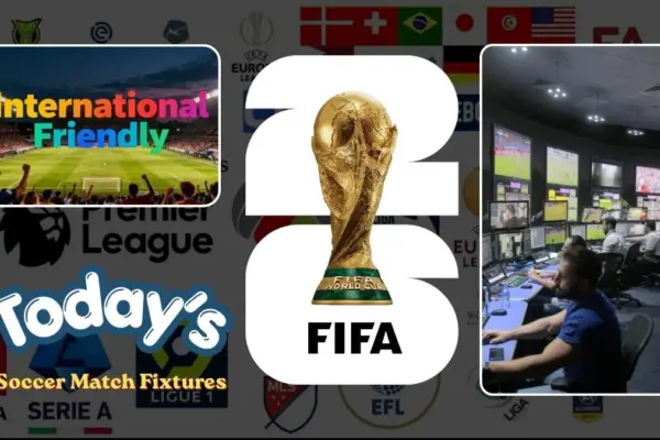 Soccer Match Fixtures - Today's all Global Football Schedule