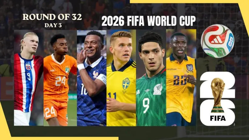 Today's FIFA World Cup 2026 Round of 32 Schedule (Day 20 - Tuesday, June 30)