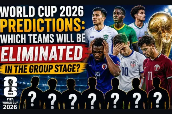 World Cup 2026 Predictions 8 Teams Most Likely to Be Eliminated in the Group Stage