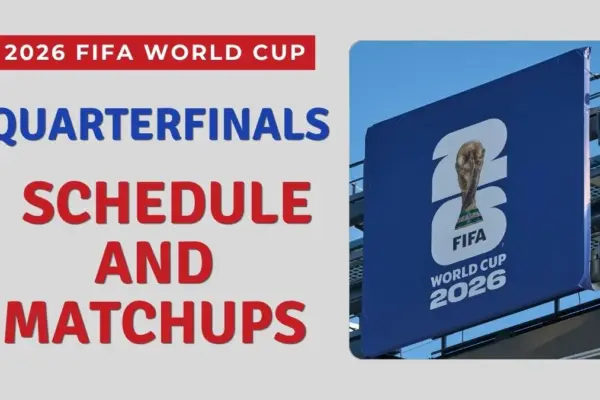 FIFA World Cup 2026 Quarterfinals Schedule