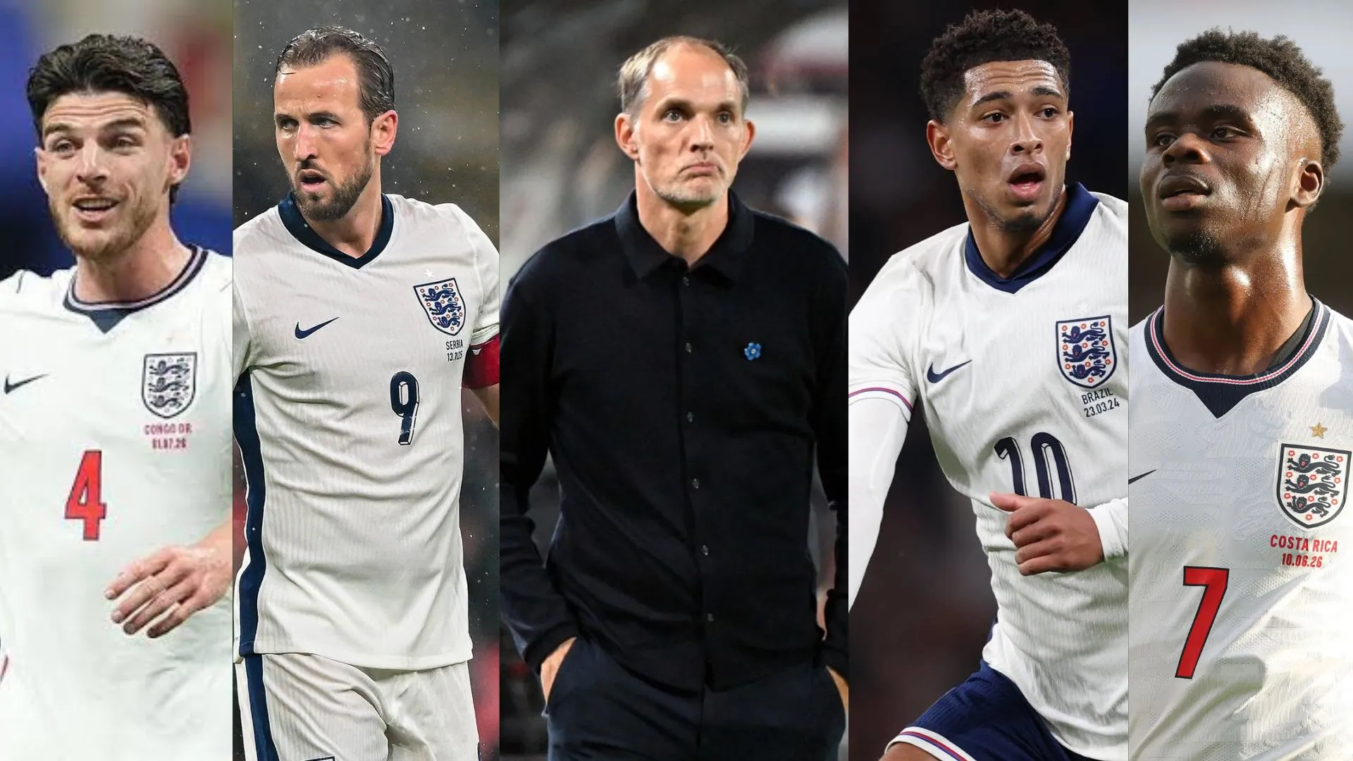 England World Cup 2026 Squad – Full Official List of 26 Players