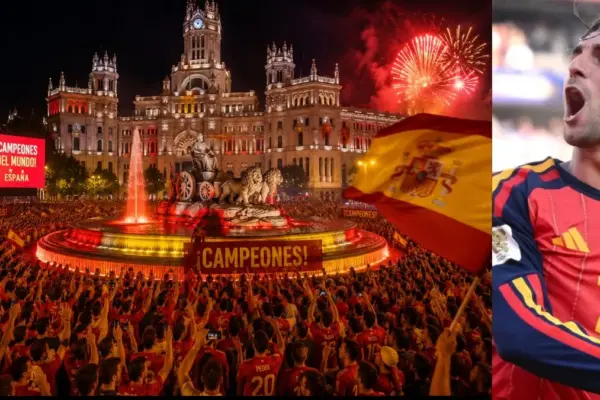 Madrid Turns Red and Yellow as Spain Celebrates Historic FIFA World Cup Triumph