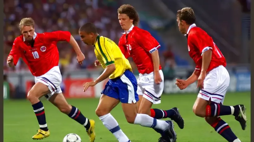 The famous 1998 world cup encounter Brazil vs Norway