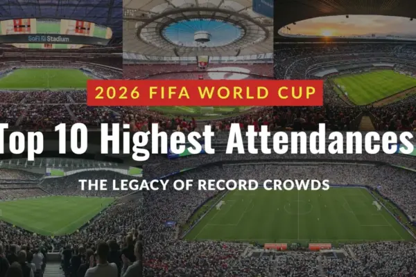 Top 10 Highest Attendances at the 2026 FIFA World Cup