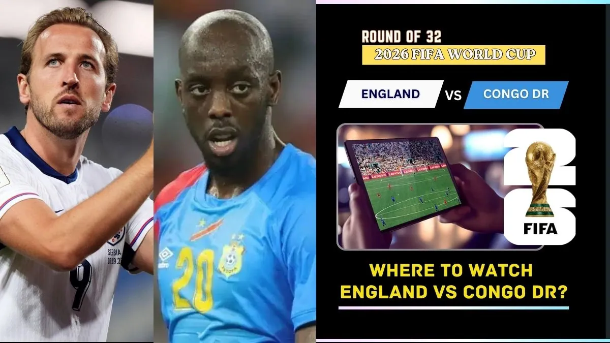 Where to Watch England vs Congo DR at the 2026 FIFA World Cup - Round of 32 1 Where to Watch England vs Congo DR in the United States and Global TV
