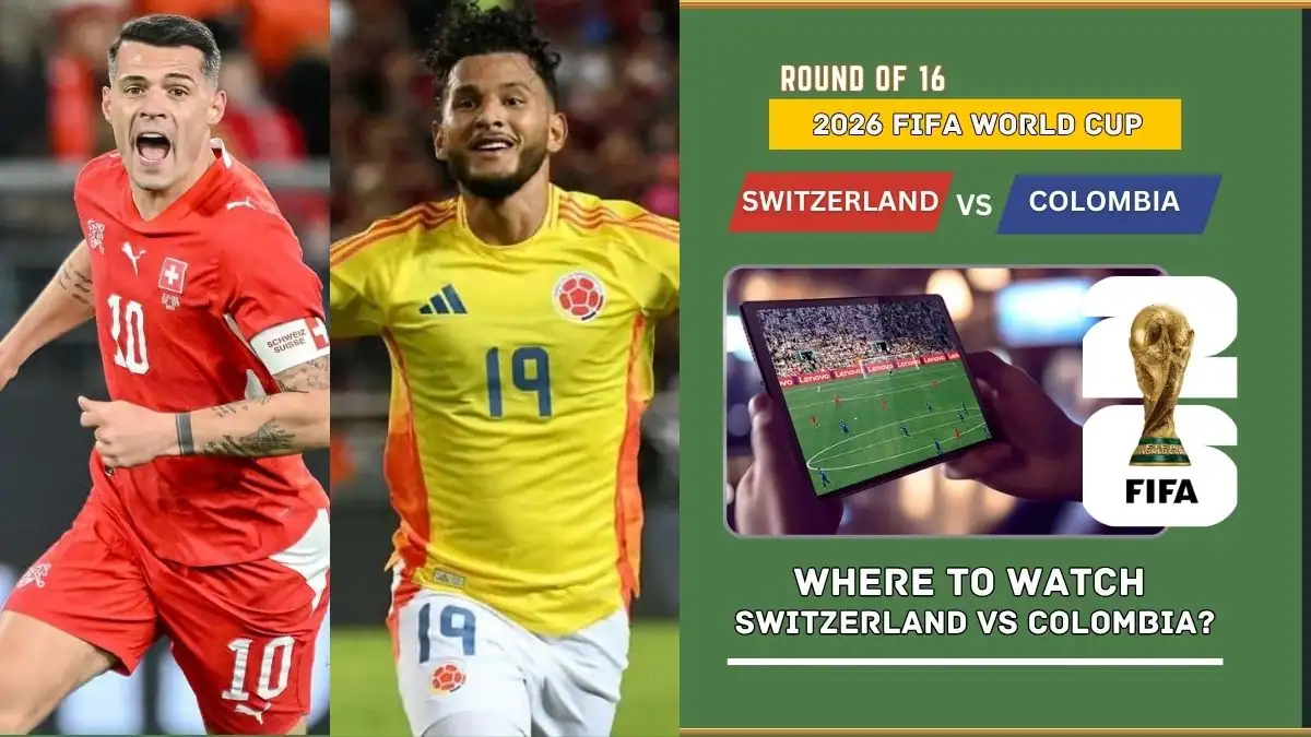 Where to Watch Switzerland vs Colombia at the 2026 FIFA World Cup Round of 16 1 Where to Watch Switzerland vs Colombia – FIFA World Cup 2026 Round of 16 Live on TV and Online