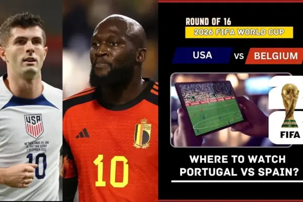Where to Watch USA vs Belgium – FIFA World Cup 2026 Round of 16 Live on TV and Online