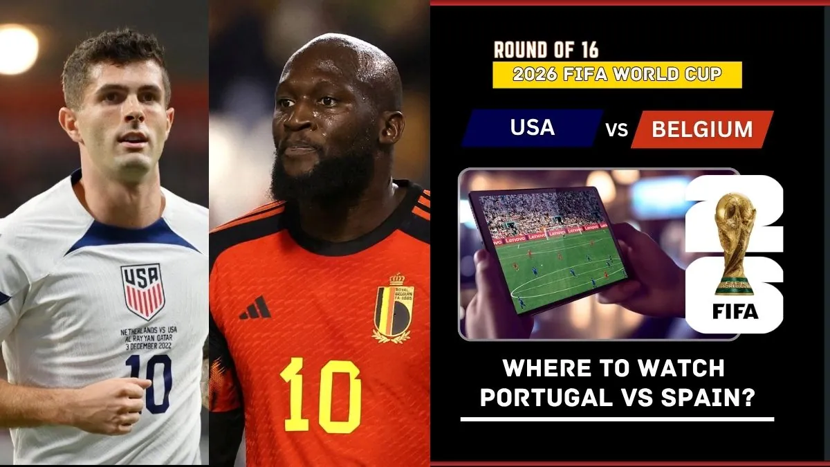 Where to Watch USA vs Belgium – FIFA World Cup 2026 Round of 16 Live on TV and Online