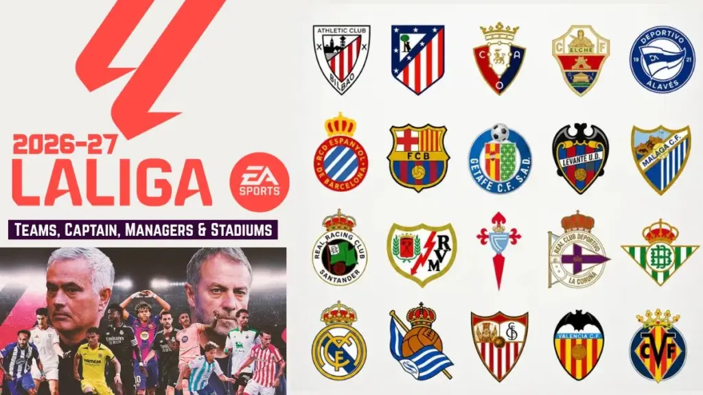2026-27 La Liga Teams, Managers, Stadiums & Standings 2 2026-27 La Liga Teams, Managers & Home Stadiums