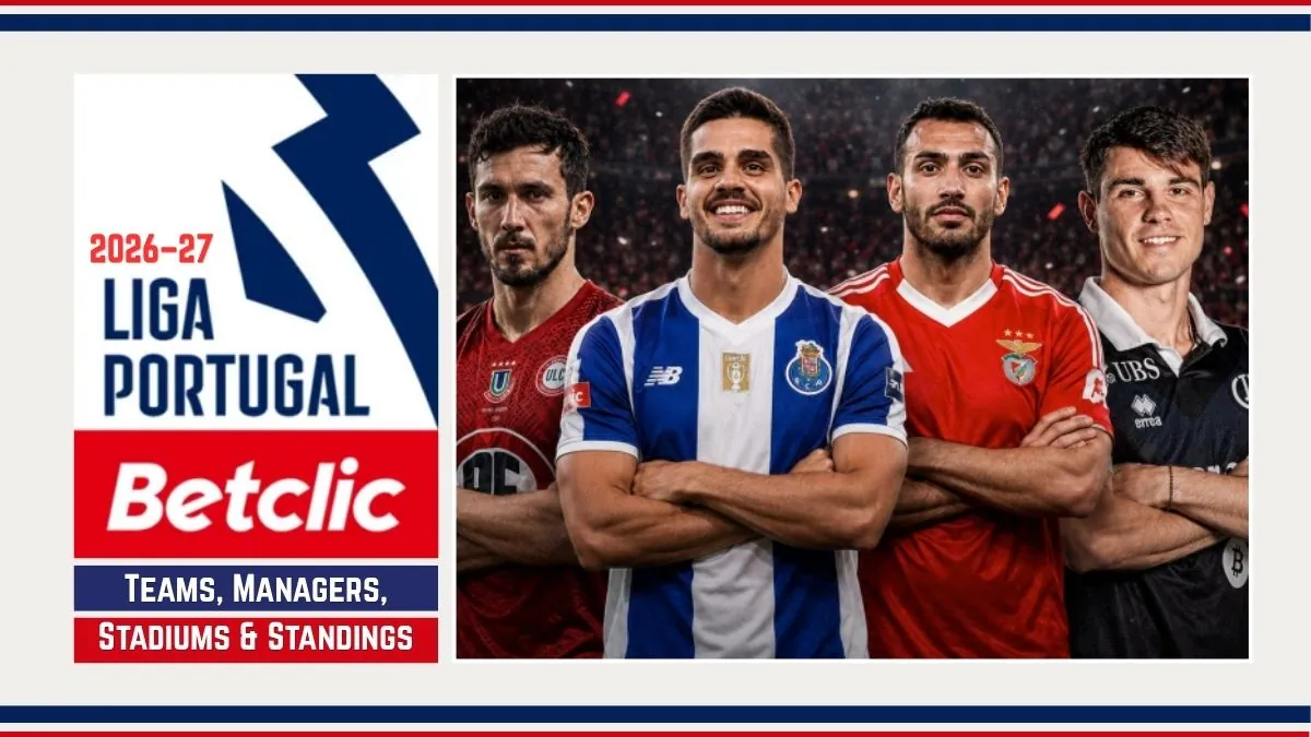 2026-27 Primeira Liga Teams, Managers, Stadiums & Standings Ultimate Guide