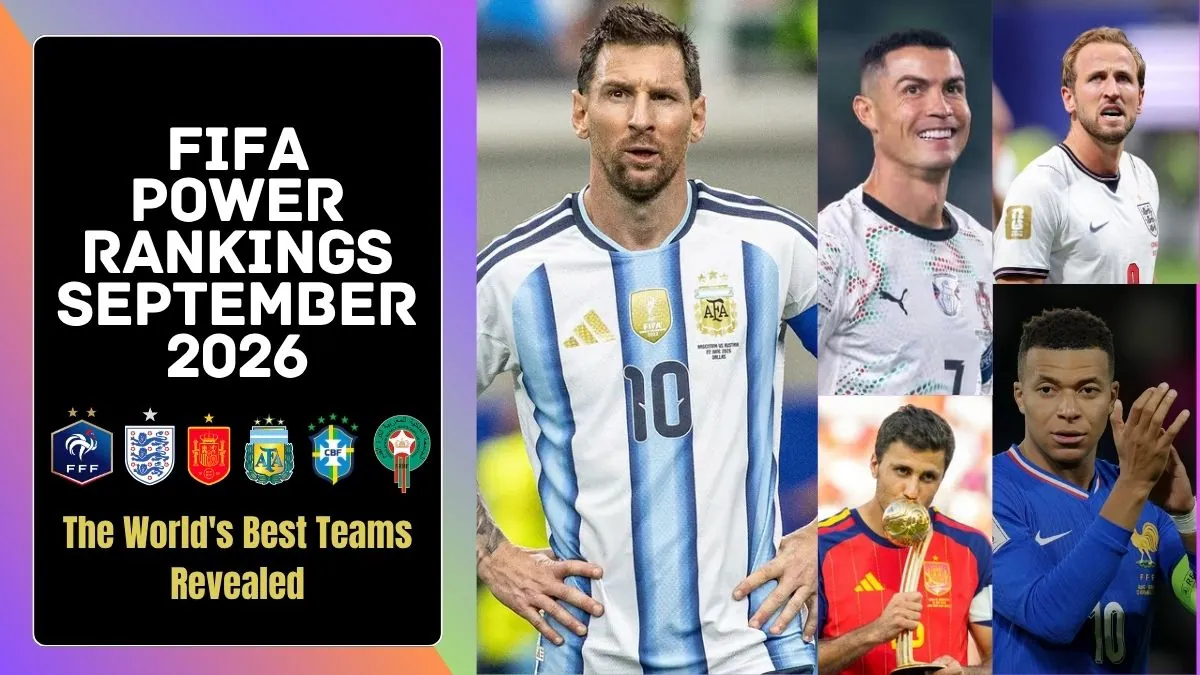 FIFA Power Rankings September 2026 The World's Best Teams Revealed